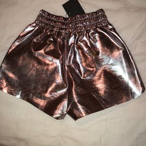 Story of Lola ASOS Metallic Shorts